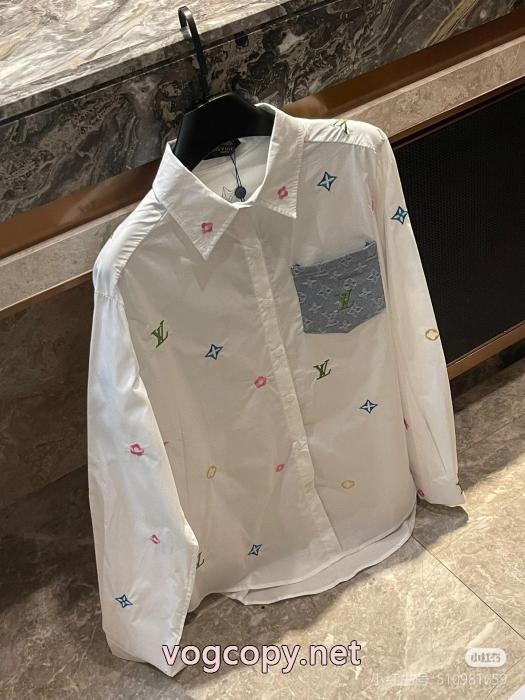 LOUIS VUITTON大流行中 透け感新作がイチ推し 高品質で綺麗偽物 通販長袖シャツ_0_2