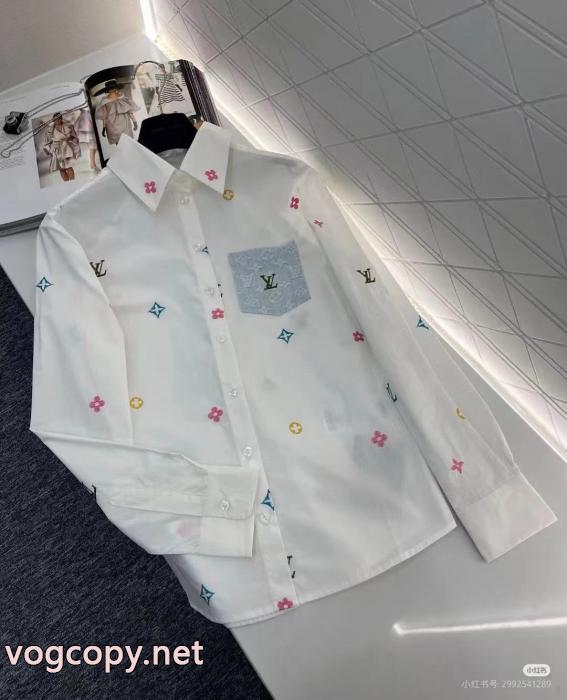 LOUIS VUITTON大流行中 透け感新作がイチ推し 高品質で綺麗偽物 通販長袖シャツ_0_3