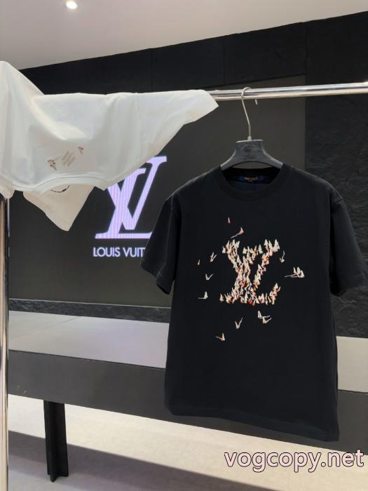 LOUIS VUITTON柔らかくて 激安大低価 安心の直営店買付！半袖Tシャツ偽 ブランド_0_3