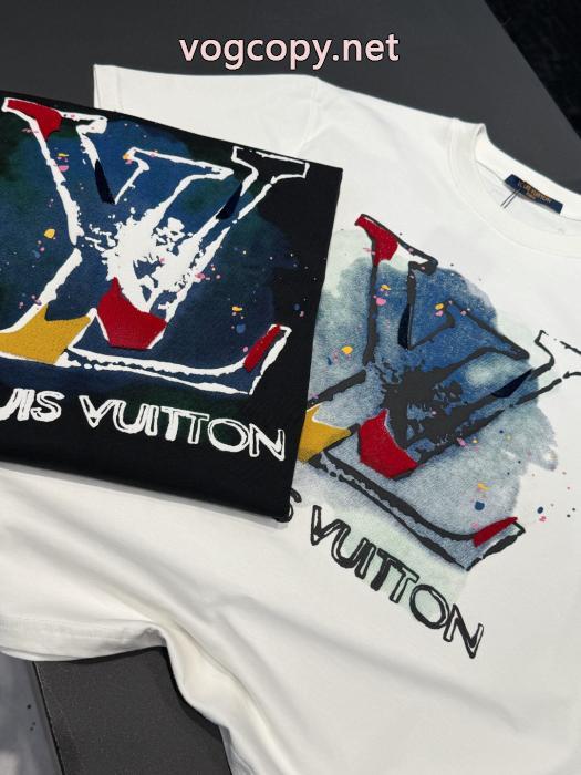 LOUIS VUITTON最新ルック 今季大人気のデザイン シンプルなデザイン半袖Tシャツブランド 偽物 激安_0_3