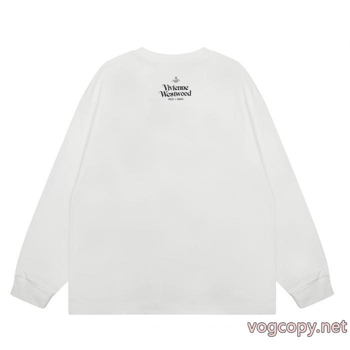 激安 通販 ブランド優等品 ファッションに新しい色 優しげ人気アイテム長袖TシャツVIVIENNE WESTWOOD_0_1