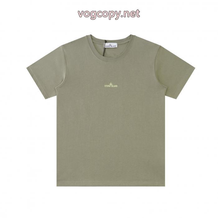 半袖Tシャツ涼しげに演出 品質保証新品 26SS/大人気秋冬コレクションSTONE ISLAND偽 ブランド 販売_0_1