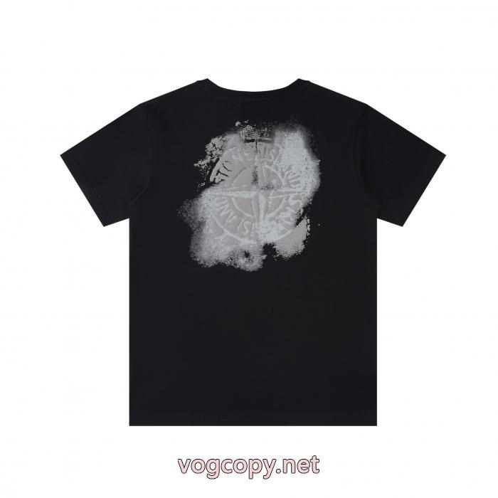 半袖Tシャツ涼しげに演出 品質保証新品 26SS/大人気秋冬コレクションSTONE ISLAND偽 ブランド 販売_0_2