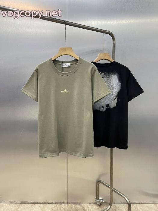 半袖Tシャツ涼しげに演出 品質保証新品 26SS/大人気秋冬コレクションSTONE ISLAND偽 ブランド 販売_0_3