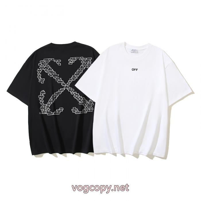 ブランド コピー 品2026新款 少量入荷☆限定モデル 気分が上がる憧れブランド半袖Tシャツオフホワイト_0_0