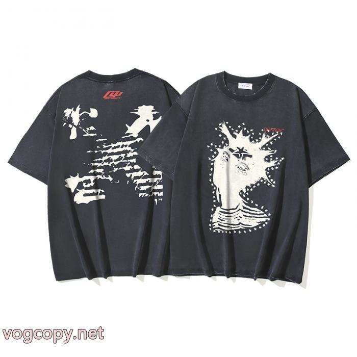 ブランド スニーカー 激安オフホワイト半袖Tシャツレビュー高い 新作入荷品質保証 人気話題_0_2