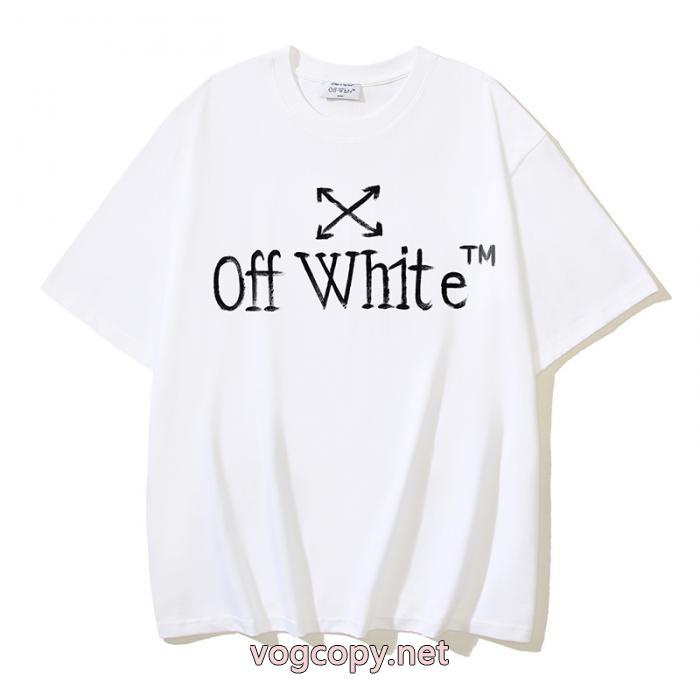 Off-White半袖Tシャツ相性の良い 極美品 新作アイテムブランド コピー 品_0_0