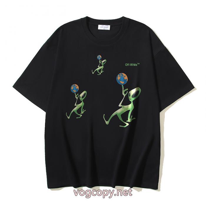 Off-White緊急大幅値下げ！ 最新作入荷 高級感のあるデザイン半袖Tシャツ偽物 通販_0_1