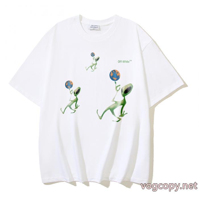 Off-White緊急大幅値下げ！ 最新作入荷 高級感のあるデザイン半袖Tシャツ偽物 通販_0_3