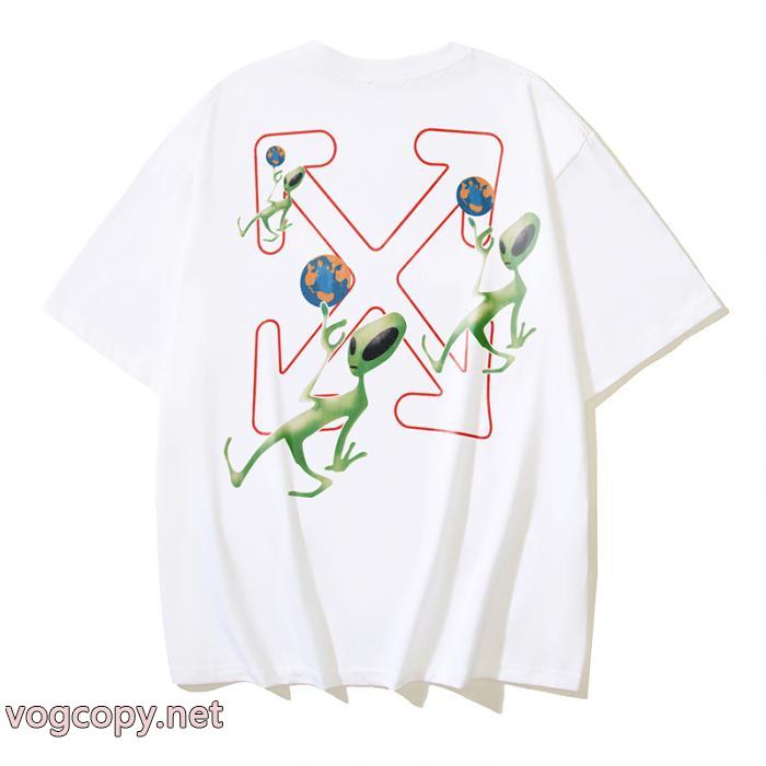 Off-White緊急大幅値下げ！ 最新作入荷 高級感のあるデザイン半袖Tシャツ偽物 通販_0_4