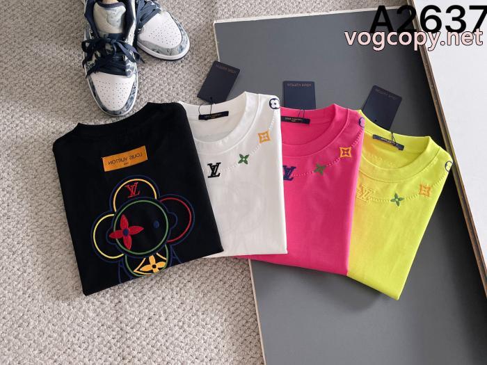 ブランド 偽物 通販LOUIS VUITTONセールで破格 超限定即完売 VIP SALE!入手困難半袖Tシャツ_0_3