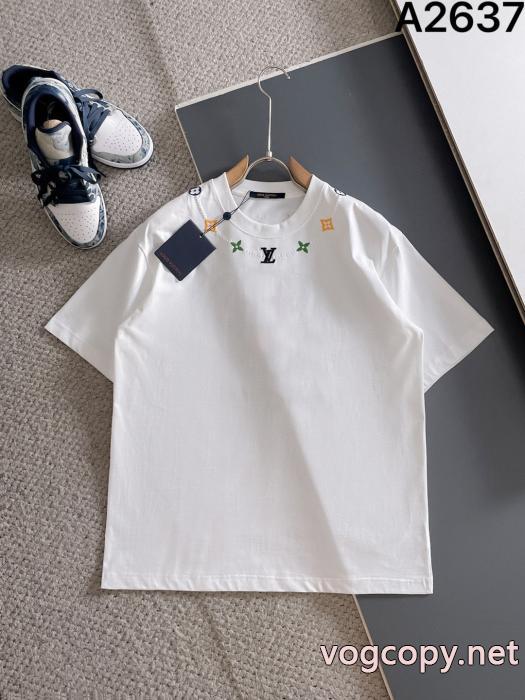 ブランド 偽物 通販LOUIS VUITTONセールで破格 超限定即完売 VIP SALE!入手困難半袖Tシャツ_0_4