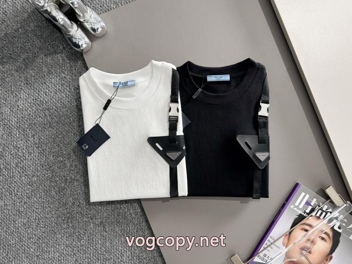 プラダ偽物 通販半袖Tシャツ新作限定上品な 絶対欲しい  希少価値大_0_4