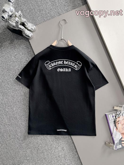 オリジナル 格好良い 秋冬季節限定ブランド アクセサリー 激安CHROME HEARTS半袖Tシャツ_0_1