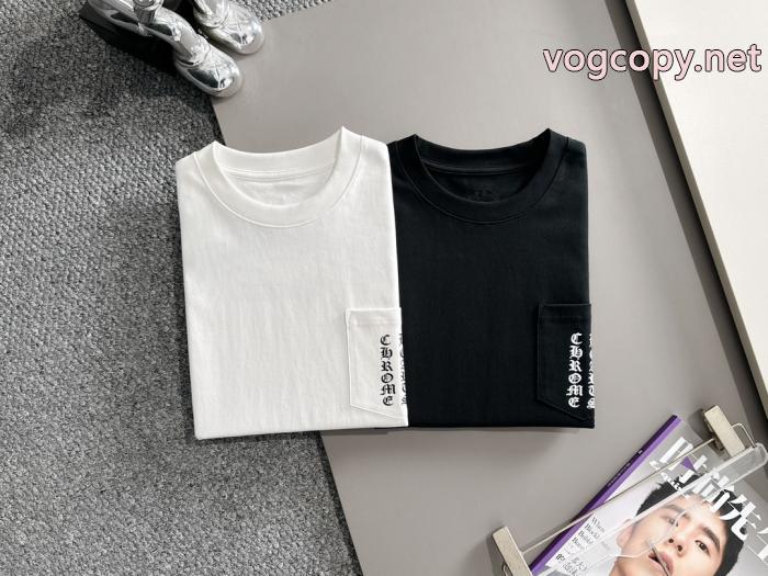 オリジナル 格好良い 秋冬季節限定ブランド アクセサリー 激安CHROME HEARTS半袖Tシャツ_0_4
