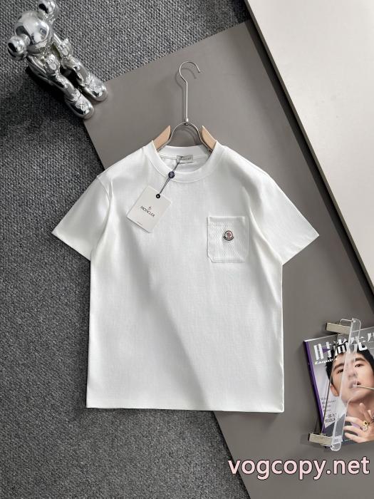 偽物 通販お洒落自在   ストリートファッション 軽量で薄手の半袖TシャツMONCLER_0_4