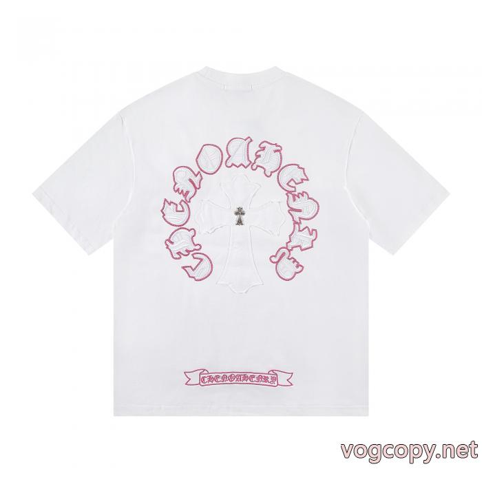 洒落感を演出する！ VIP価格アイテム 新作がお買い得円高特価CHROME HEARTS半袖Tシャツ偽 ブランド 販売_0_3