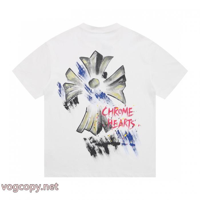 クロムハーツブランド コピー 激安超かわいい 最終数量限り！ 個性的な美品半袖Tシャツ_0_3
