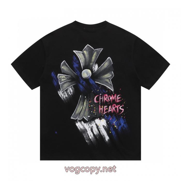 クロムハーツブランド コピー 激安超かわいい 最終数量限り！ 個性的な美品半袖Tシャツ_0_5