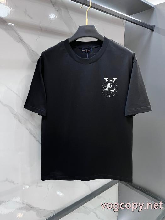 コピー ブランド 販売半袖Tシャツ着心地良さ 低価 今年らしい着こなしLOUIS VUITTON_0_3