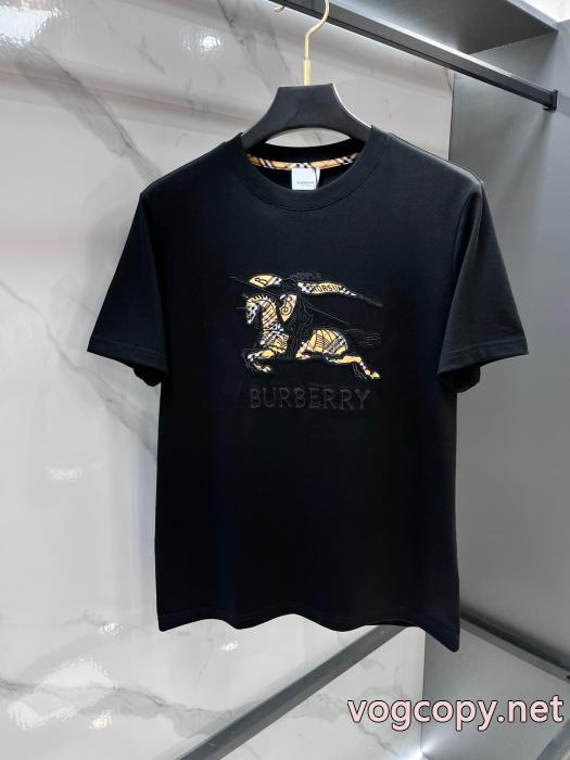 偽物 ブランド ショップバーバリー2026最安値！ ファッションスタッズ モード感の高い半袖Tシャツ_0_0
