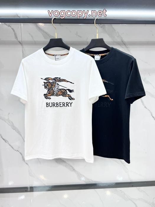 偽物 ブランド ショップバーバリー2026最安値！ ファッションスタッズ モード感の高い半袖Tシャツ_0_1