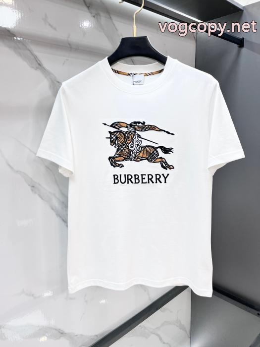 偽物 ブランド ショップバーバリー2026最安値！ ファッションスタッズ モード感の高い半袖Tシャツ_0_2