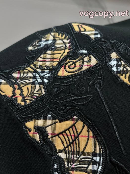 偽物 ブランド ショップバーバリー2026最安値！ ファッションスタッズ モード感の高い半袖Tシャツ_0_4