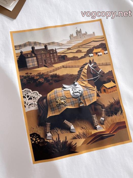 魅惑 人気新商品 優秀なアイテムBURBERRY半袖Tシャツブランド 通販_0_3