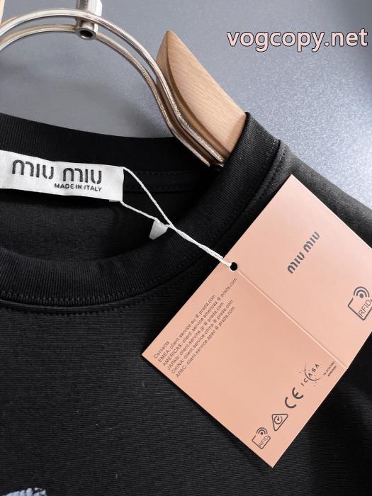 半袖Tシャツミュウミュウ着こなし自在 新作限定 新作大人気激安 通販 ブランド_0_2