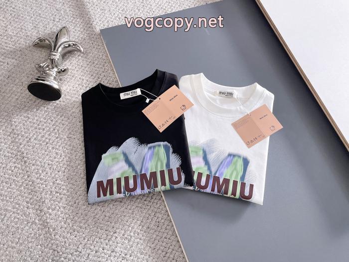 半袖Tシャツミュウミュウ着こなし自在 新作限定 新作大人気激安 通販 ブランド_0_3