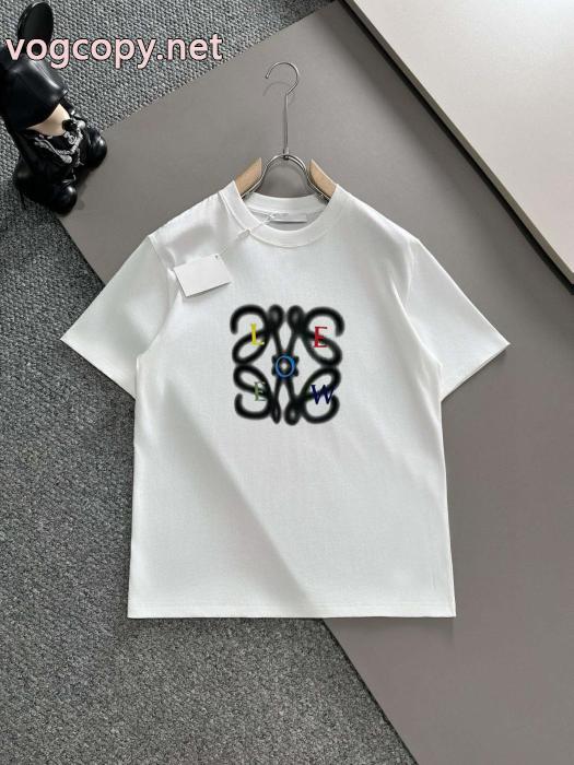 激安 通販 ブランド半袖Tシャツ26ss 異素材 人気確定  定番人気のモデルロエベ_0_2
