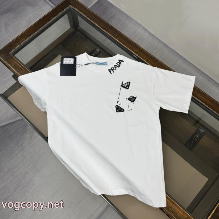 大幅値下げ 新作入荷格安 人気確定 コピー ブランド 通販 安心半袖TシャツPRADA_0_1