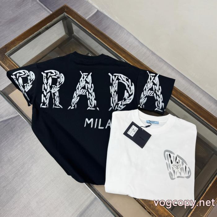 最適なサイズ 大好評シリーズ 上質  偽 ブランド 通販プラダ半袖Tシャツ_0_2