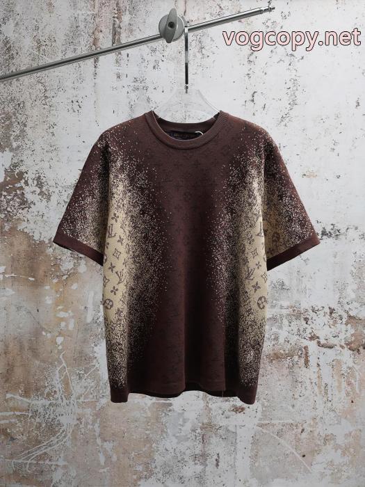 抜け感スゴイ 使い勝手の良いトレンド 商品例半袖TシャツLOUIS VUITTONブランド コピー_0_2