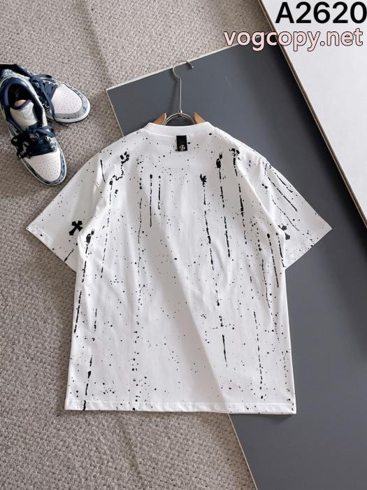 CHROME HEARTSコピー ブランド 販売ポップ 新作人気 超軽量半袖Tシャツ_0_2