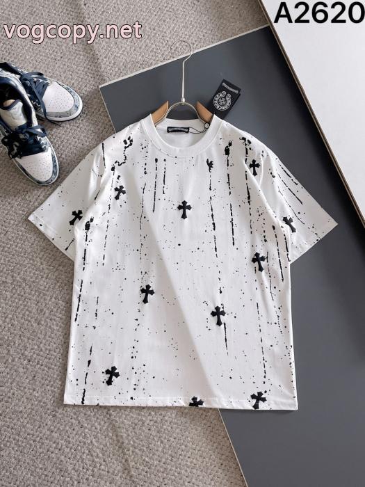CHROME HEARTSコピー ブランド 販売ポップ 新作人気 超軽量半袖Tシャツ_0_4
