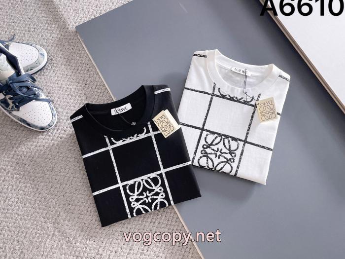 激安 ブランド新作日本未入荷 上質なデザイン 新作愛用セレブ多数半袖TシャツLOEWE_0_2