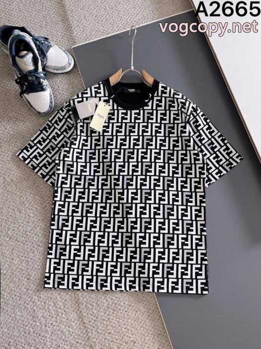 FENDI新しい品質保証 欧米韓流 オススメのお品ブランド コピー 通販半袖Tシャツ_0_2