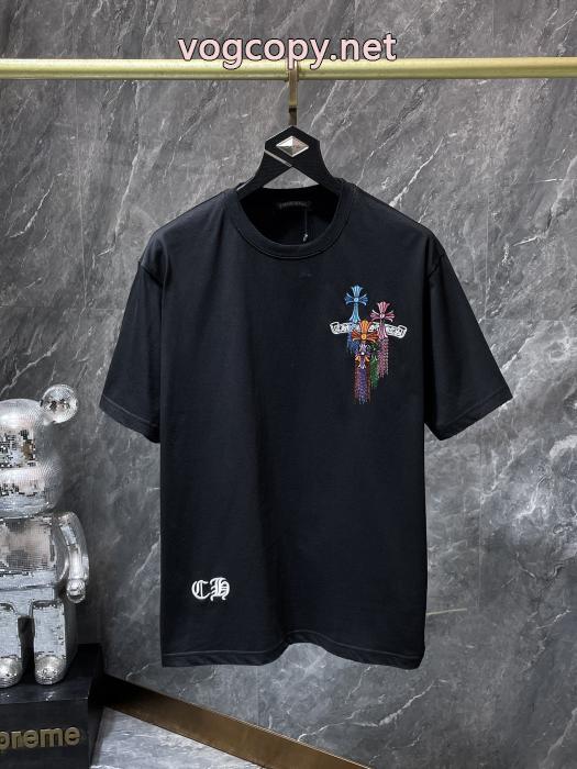 海外限定 NEW大変素敵 日本一安い激安CHROME HEARTSブランド 品 激安 通販半袖Tシャツ_0_0