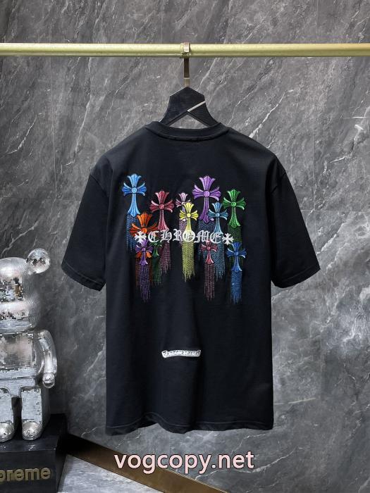 海外限定 NEW大変素敵 日本一安い激安CHROME HEARTSブランド 品 激安 通販半袖Tシャツ_0_2