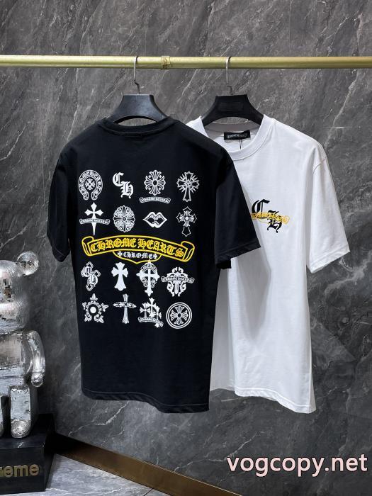 清潔感で洗練され 即発送OK 洒落感を演出する！ブランド コピー 品半袖TシャツCHROME HEARTS_0_0