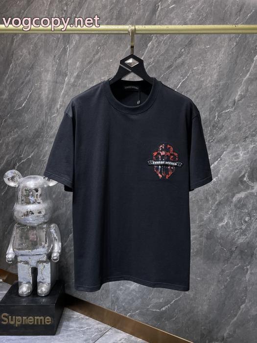 洗練された印象 今季大注目 大好評半袖Tシャツブランド コピーCHROME HEARTS_0_1