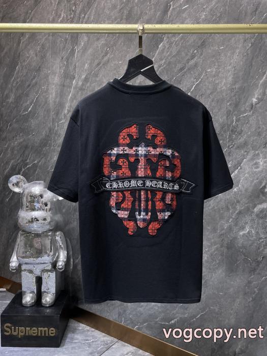 洗練された印象 今季大注目 大好評半袖Tシャツブランド コピーCHROME HEARTS_0_3
