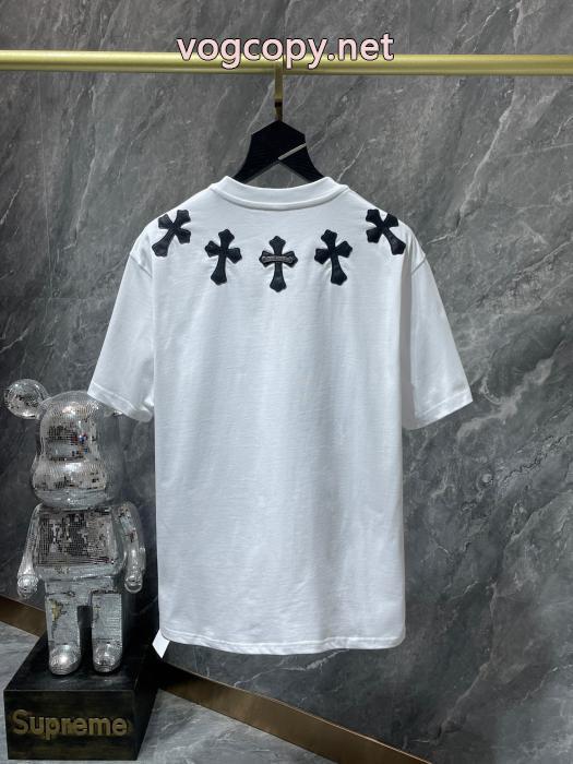 最新☆大人気☆話題沸騰 レビュー高い 長くご愛用できるCHROME HEARTSブランド コピー 品半袖Tシャツ_0_1