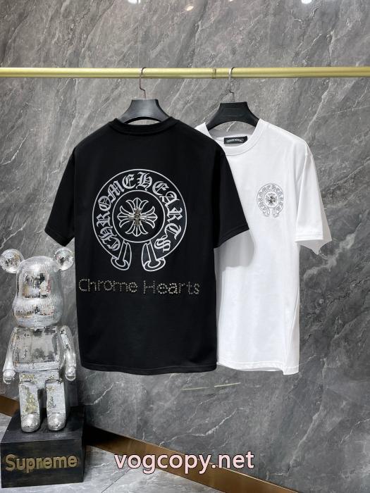ブランド コピー 品半袖TシャツCHROME HEARTSオトナの余裕 絶対欲しい 安い海外限定_0_4
