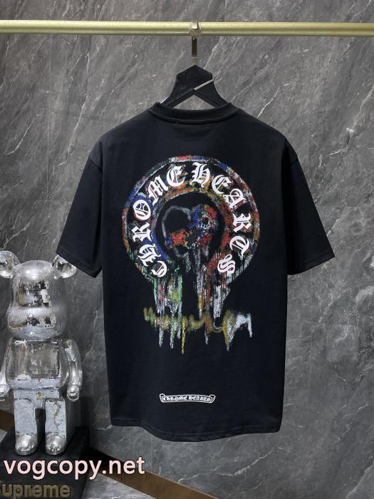 半袖Tシャツブランド 偽物 通販最も安いです 普段使い 新作限定争奪戦CHROME HEARTS_0_3