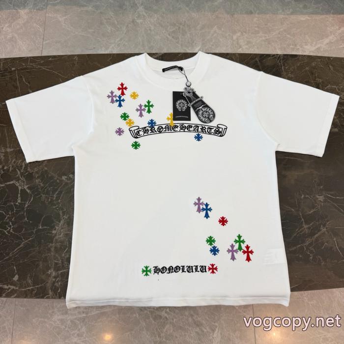 CHROME HEARTSおしゃれ上級者に着 ラグジュアリーな雰囲気 魅力をプラス半袖Tシャツブランド スーパー コピー 優良店_0_0