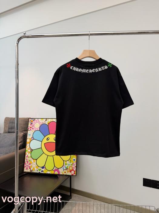 CHROME HEARTSおしゃれ上級者に着 ラグジュアリーな雰囲気 魅力をプラス半袖Tシャツブランド スーパー コピー 優良店_0_2