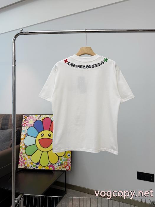 CHROME HEARTSおしゃれ上級者に着 ラグジュアリーな雰囲気 魅力をプラス半袖Tシャツブランド スーパー コピー 優良店_0_3